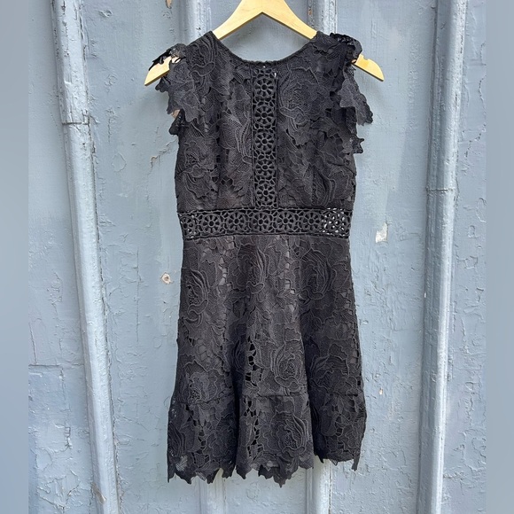 BB Dakota Calvin Scalloped Lace Dress, size 0 - Picture 5 of 12